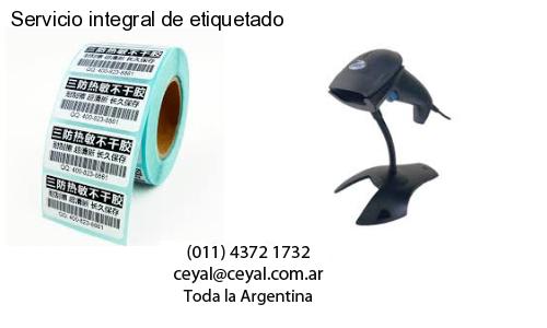 Servicio integral de etiquetado
