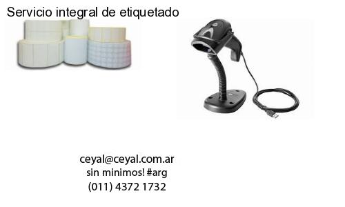 Servicio integral de etiquetado