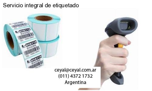Servicio integral de etiquetado