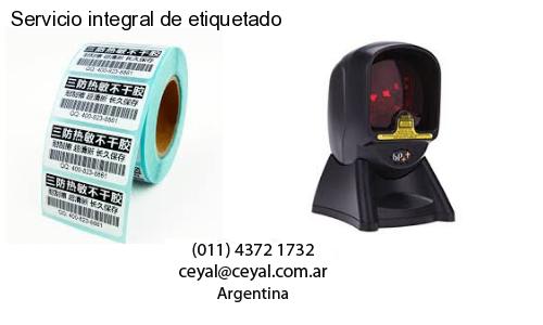 Servicio integral de etiquetado