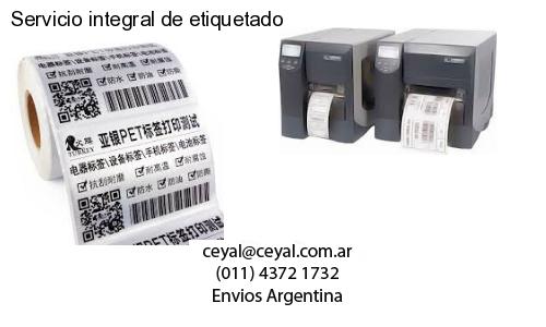 Servicio integral de etiquetado