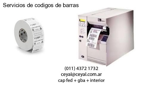 Servicios de codigos de barras