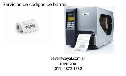 Servicios de codigos de barras