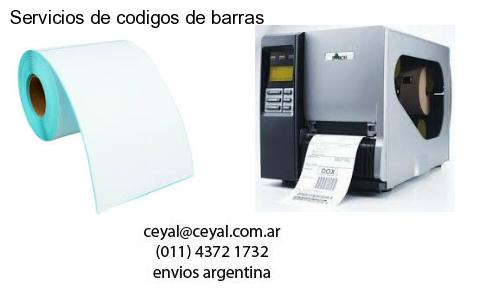 Servicios de codigos de barras