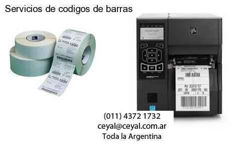 Servicios de codigos de barras