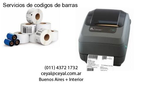 Servicios de codigos de barras