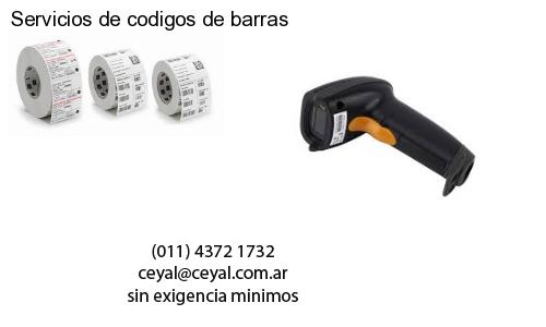 Servicios de codigos de barras