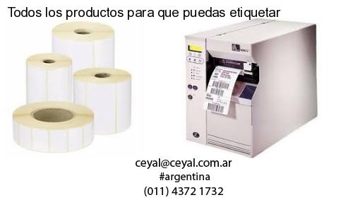 Todos los productos para que puedas etiquetar
