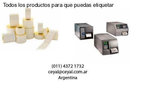 Todos los productos para que puedas etiquetar