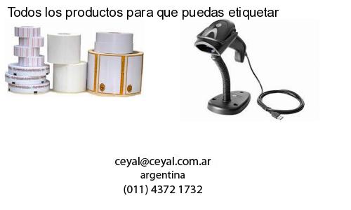 Todos los productos para que puedas etiquetar