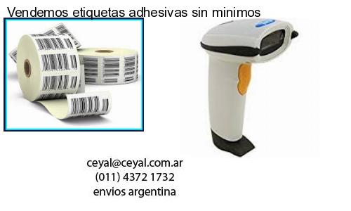 Vendemos etiquetas adhesivas sin minimos