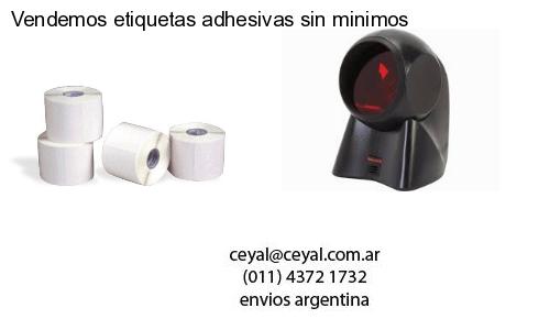 Vendemos etiquetas adhesivas sin minimos