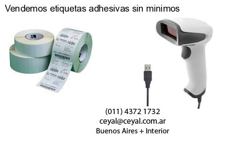 Vendemos etiquetas adhesivas sin minimos