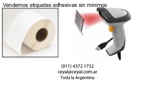 Vendemos etiquetas adhesivas sin minimos