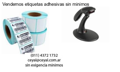 Vendemos etiquetas adhesivas sin minimos