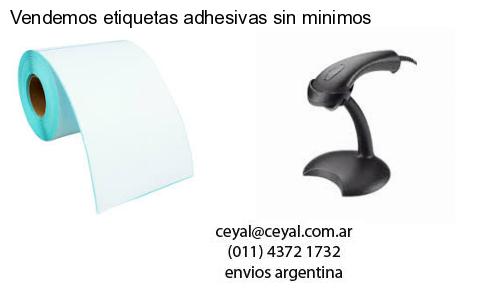 Vendemos etiquetas adhesivas sin minimos