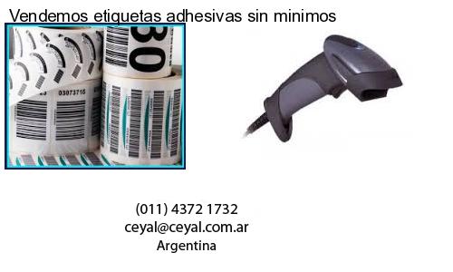 Vendemos etiquetas adhesivas sin minimos