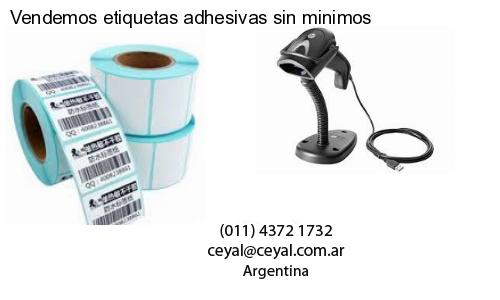Vendemos etiquetas adhesivas sin minimos