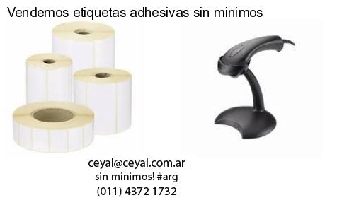 Vendemos etiquetas adhesivas sin minimos