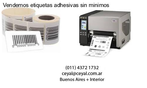 Vendemos etiquetas adhesivas sin minimos
