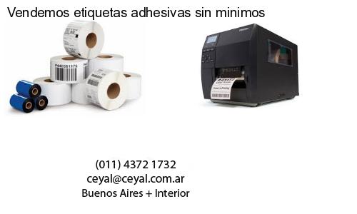 Vendemos etiquetas adhesivas sin minimos