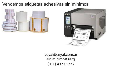 Vendemos etiquetas adhesivas sin minimos