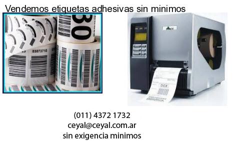 Vendemos etiquetas adhesivas sin minimos