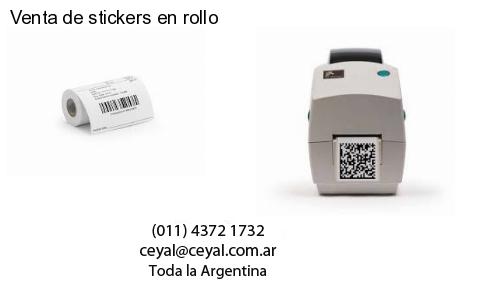 Venta de stickers en rollo