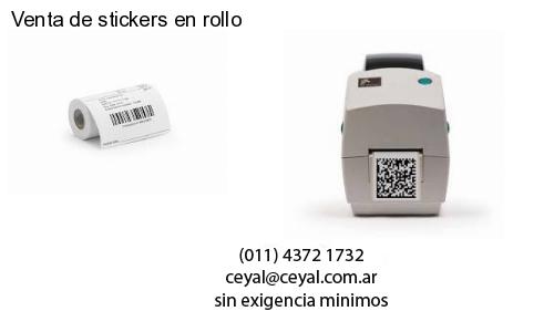 Venta de stickers en rollo