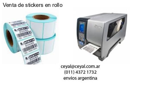 Venta de stickers en rollo