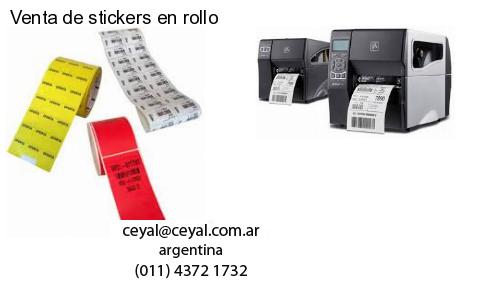 Venta de stickers en rollo
