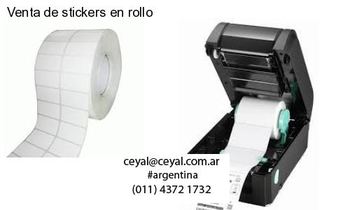 Venta de stickers en rollo