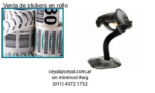 Venta de stickers en rollo