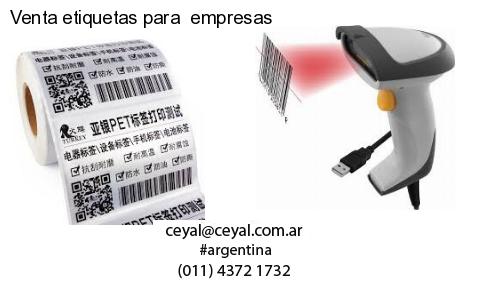 Venta etiquetas para  empresas
