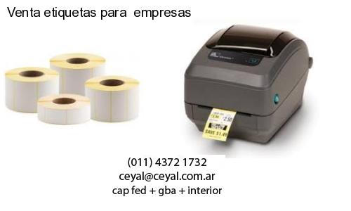 Venta etiquetas para  empresas
