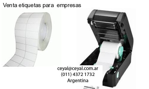 Venta etiquetas para  empresas