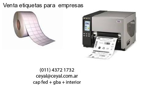 Venta etiquetas para  empresas