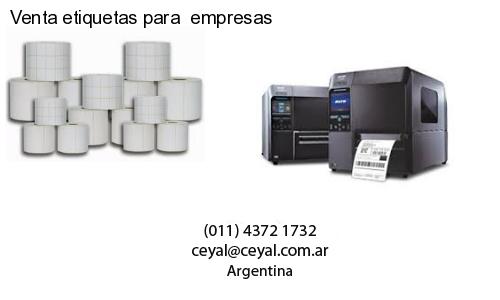 Venta etiquetas para  empresas