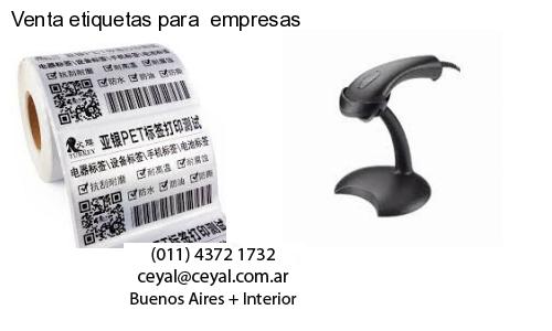 Venta etiquetas para  empresas