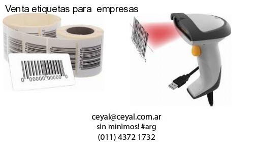 Venta etiquetas para  empresas