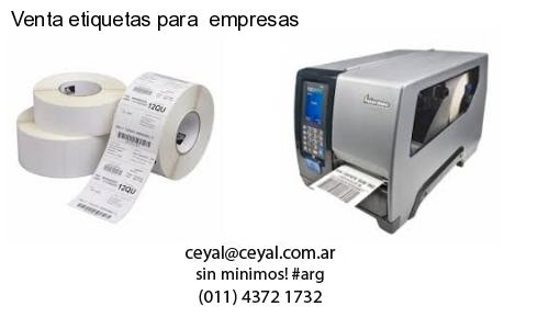 Venta etiquetas para  empresas