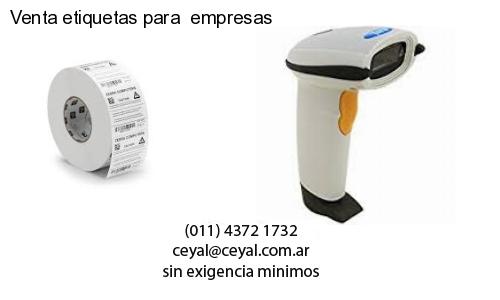 Venta etiquetas para  empresas