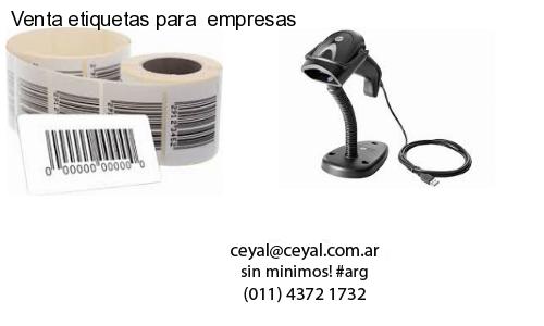 Venta etiquetas para  empresas