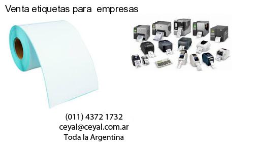 Venta etiquetas para  empresas