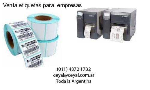Venta etiquetas para  empresas
