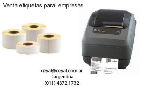 Venta etiquetas para  empresas