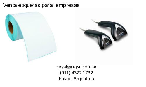 Venta etiquetas para  empresas