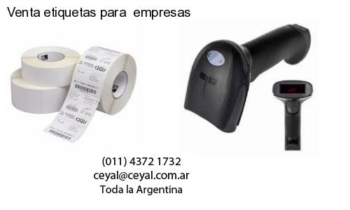 Venta etiquetas para  empresas