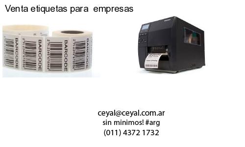 Venta etiquetas para  empresas