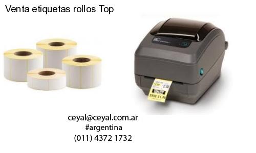 Venta etiquetas rollos Top